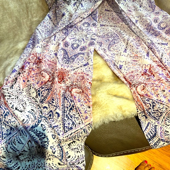 Design Lab tube top gown with paisley pattern size medium. - Picture 6 of 7